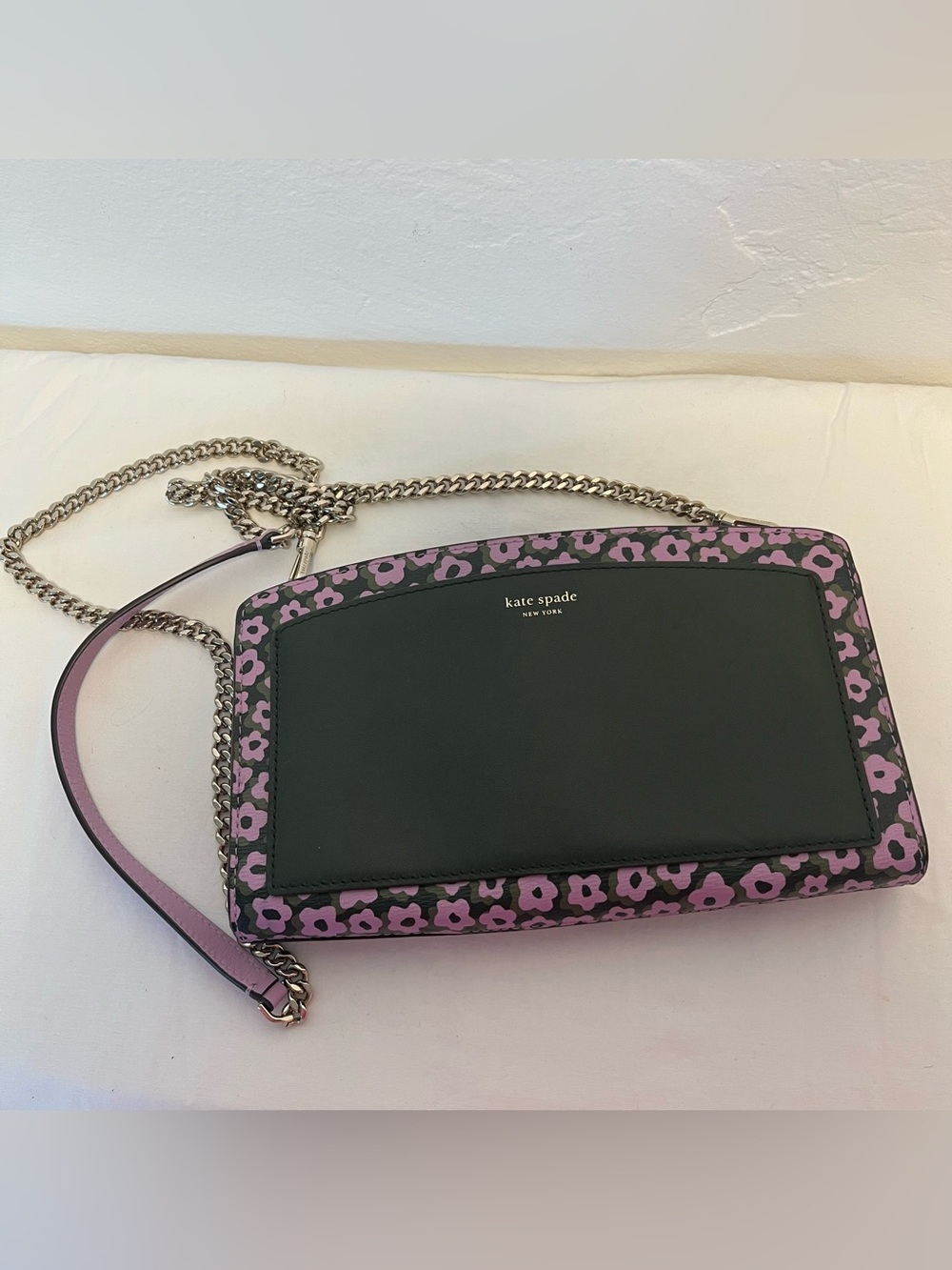 Kate Spade Floral Crossbody Chain Bag